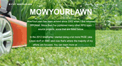 Desktop Screenshot of mowyourlawn.com